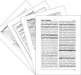 Printer's Apprentice 8.1 - Windows font manager screen shot