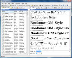 Printer's Apprentice 8.1 - Windows font manager screen shot