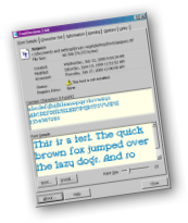 FontReview - font manager for Windows