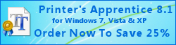 Printer's Apprentice 8.1 - Windows 7, Vista, XP Font Manager Special Offer
