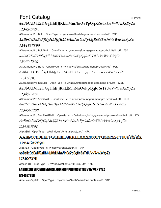 Printer's Apprentice - 2 Line Font Catalog