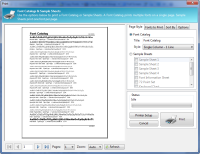 PA 8.0 - Printing - Single Page Catalog